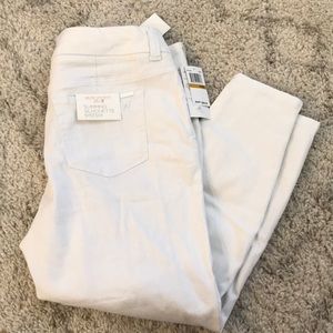 Melissa McCarthy Seven7 Pencil Jeans 16w White NWT